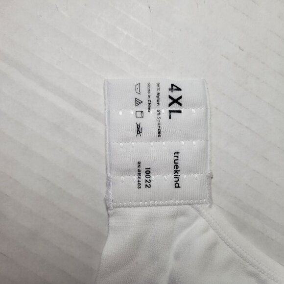 Truekind White Daily Comfort Wire Free Shaper Bra #10022 Size 4X - Picture 4 of 4